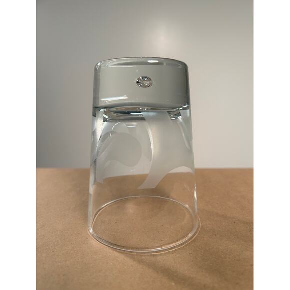 Bailey’s bar glass single etched bubble base - Irish Cream drink ware, barware - Picture 3 of 5